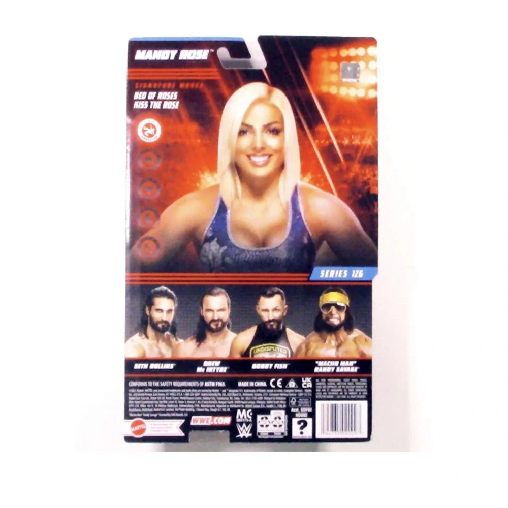 WWE Basic Series 126‎ Mandy Rose Wrestling Action Figure Blue Gear  !!